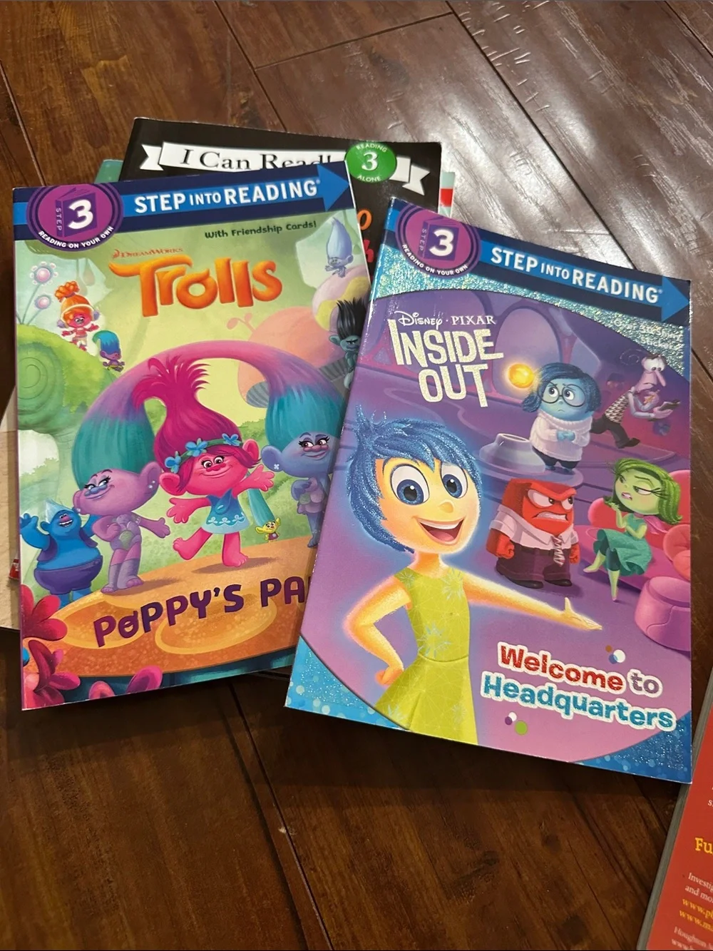 7 Level 3 Reader Books Frozen Trolls Inside Out Bunnicula Fluffy OOP Bundle